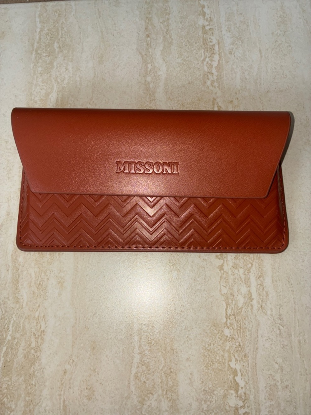 Missoni Brown Glasses Clutch